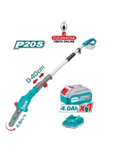 Sierra de pértiga a batería...