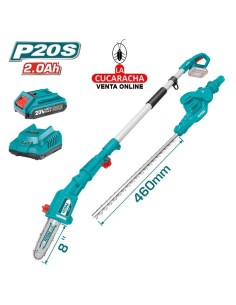 Sierra de pértiga a batería...