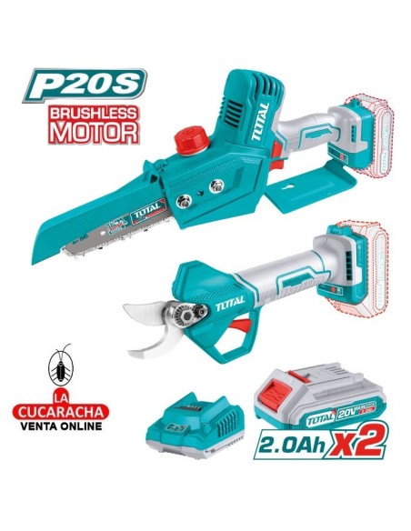 Pack minisierra de poda + tijera de podar Modelo TOSLI240306E.