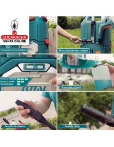 Hidrolimpiadora Brushless a Batería 40V Modelo TPWLI4006.