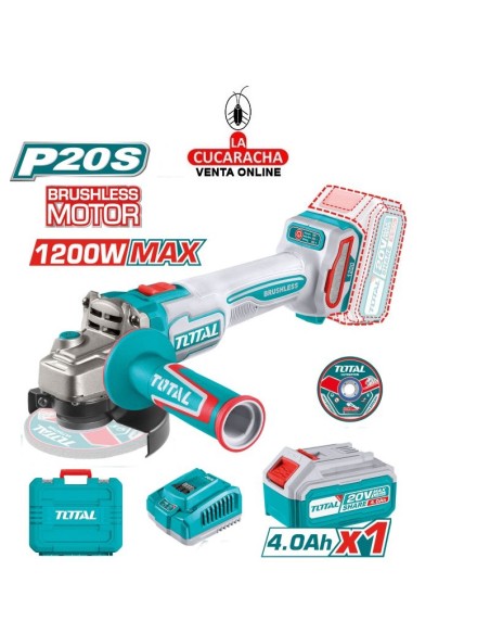 Amoladora Brushless a batería 20V Modelo TAGLI2211531.