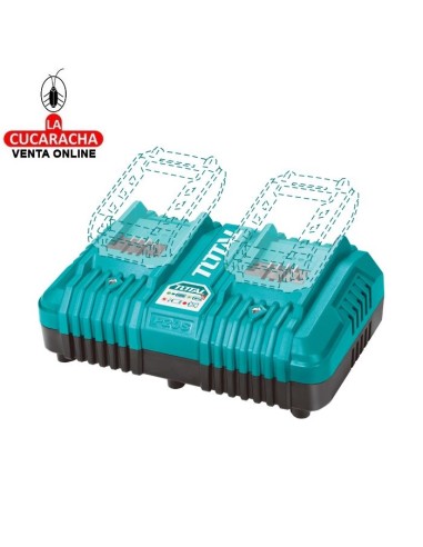 CARGADOR RAPIDO DOBLE 20V-4AH+4AH... CARGADOR RAPIDO DOBLE 20V-4AH+4AH...