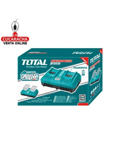 CARGADOR RAPIDO DOBLE 20V-4AH+4AH... CARGADOR RAPIDO DOBLE 20V-4AH+4AH...