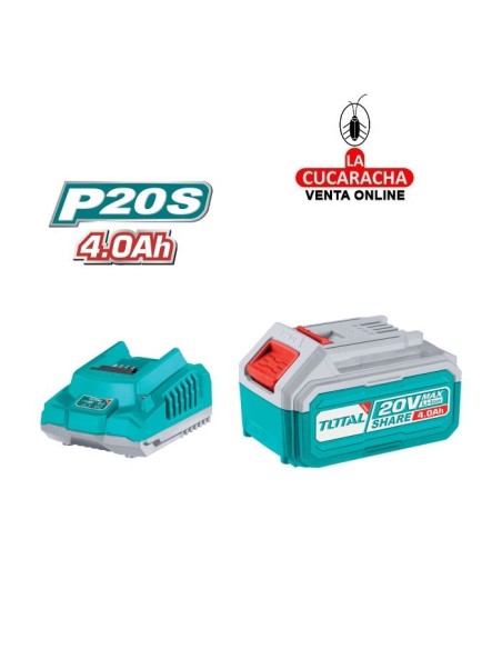 Pack Bateria 20V-4AH + Cargador Rapido Modelo TFBCPK1214.
