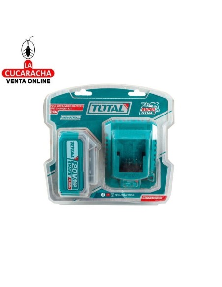 Pack Bateria 20V-4AH + Cargador Rapido Modelo TFBCPK1214.