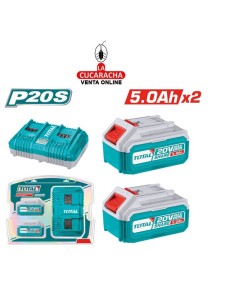 Pack 2 Baterias 20V-5AH +...