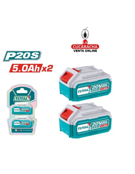 Pack 2 baterías 20V-5Ah Modelo TOSLI240464E.