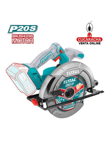 Sierra circular a batería 20V Modelo TSLI1851.