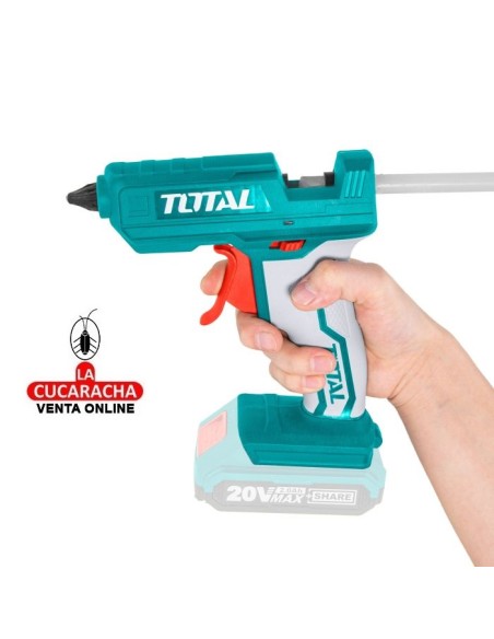 Pistola de pegamento a batería 20V Modelo TGGLI2001.