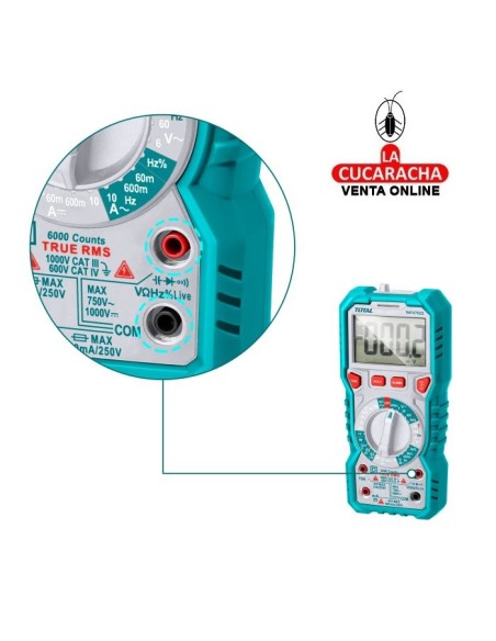 Multímetro digital Modelo TMT47503.