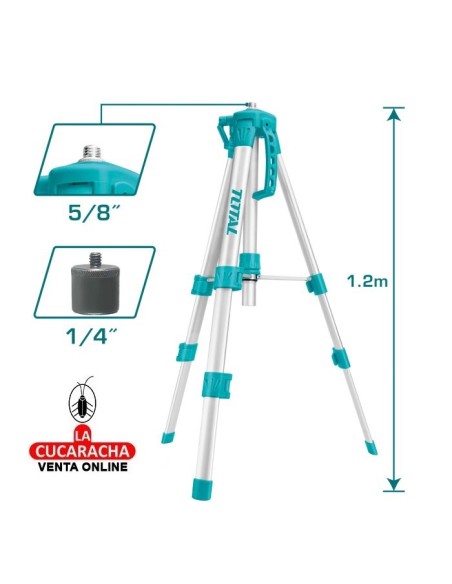 Trípode para Niveles Laser Modelo TLLT01152.
