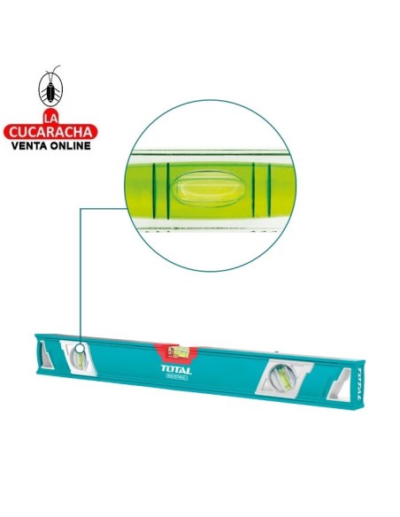 NIVEL 3 BURBUJAS ALUMINIO Y ABS MODELO TMT2.