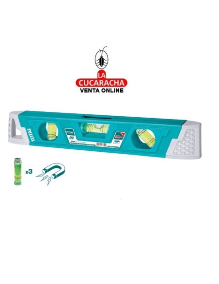 NIVEL 3 BURBUJAS MAGNETICO 225MM MODELO TMT2267.