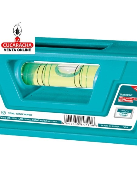 NIVEL 3 BURBUJAS MAGNETICO 225MM MODELO TMT2267.