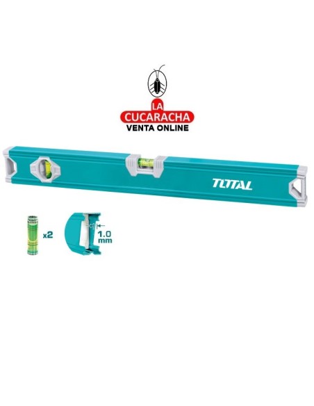 NIVEL ALUMINIO Y ABS 2 BURBUJAS MODELO TMT2-36.