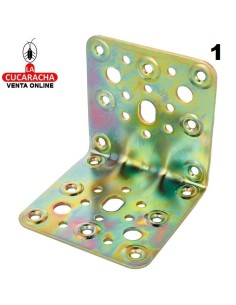 Placa Angulo Acero 90x90mm Modelo 302 AMIG. 2