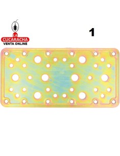 Placa Recta 200x100mm Modelo 503 Bicromatada AMIG. 2