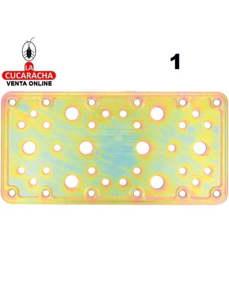 AMIG-Placa Acero Recta Plana 200x100x2.8mm Modelo 503.