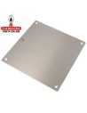 amig-PLACA ACERO CUADRADA INOX MODELO 10.