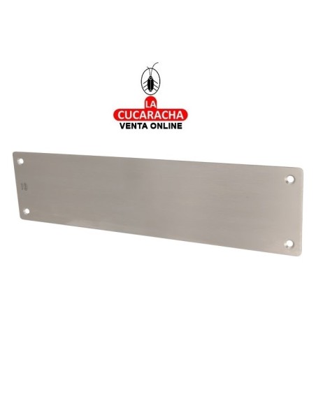 amig-PLACA ACERO RECTANGULAR INOX 300x75mm MODELO 11.