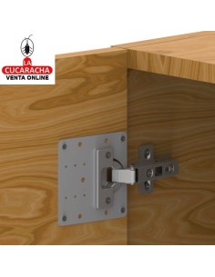 amig-PLACA ACERO INOX FIJACION BISAGRAS 90X90MM MODELO BC01.