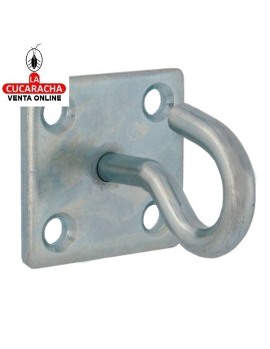 amig-PLACA ACERO GANCHO FIJO ABIERTO MODELO 510.