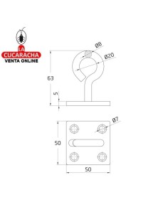 amig-PLACA ACERO GANCHO... 2