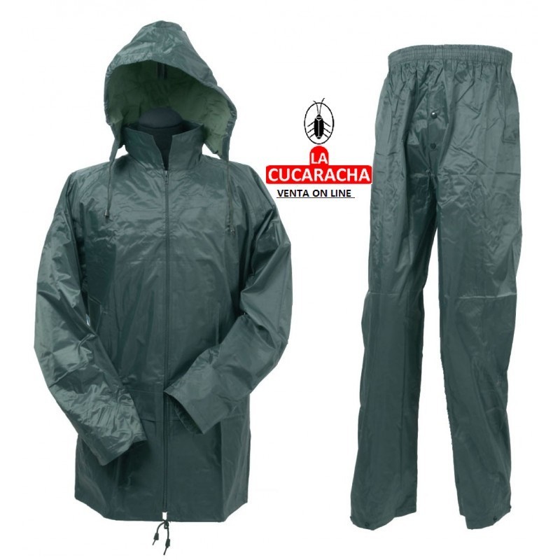 IMPERMEABLE CHAQUETA-PANTALON PVC-NYLON