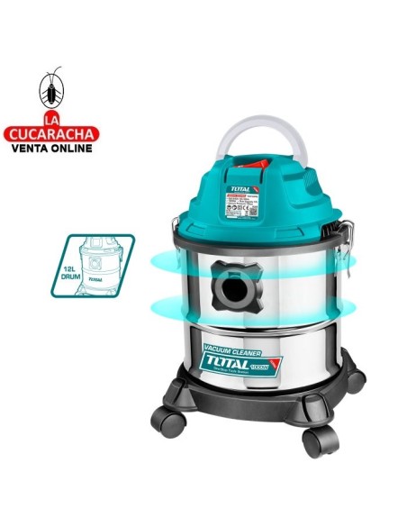 ASPIRADOR ELECTRICO PARA SECO Y HUMEDO 1000W MODELO TVC12202.