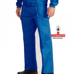 PANTALON TERGAL C/GOMA AZULINA