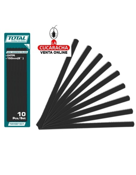 accesorios herramientas. BLISTER 10 Hojas 150MM para sierra Mod. TMHSB1501.
