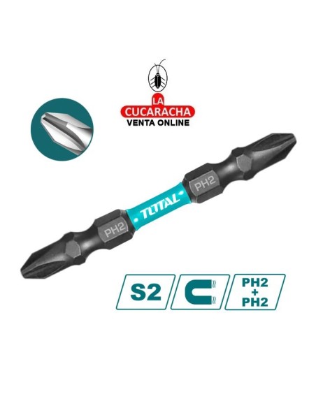 accesorios herramientas. JUEGO 10 Puntas - PH2 / PH2 Mod. TACIM16PH233