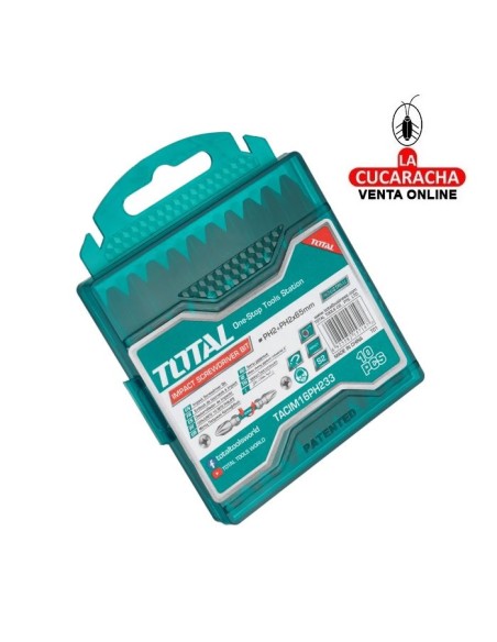 accesorios herramientas. JUEGO 10 Puntas - PH2 / PH2 Mod. TACIM16PH233