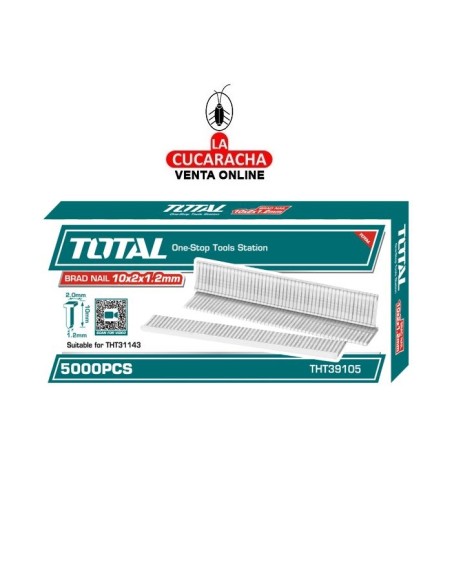 accesorios herramientas. Caja 5000 Clavos Modelo THT39105.