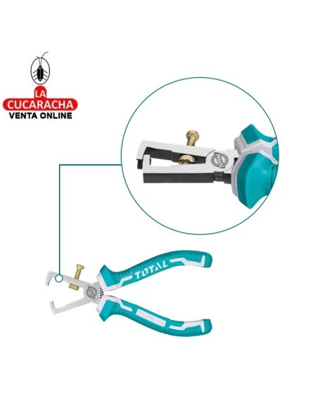ALICATE PELACABLES ELECTRICISTA MODELO THT25616.