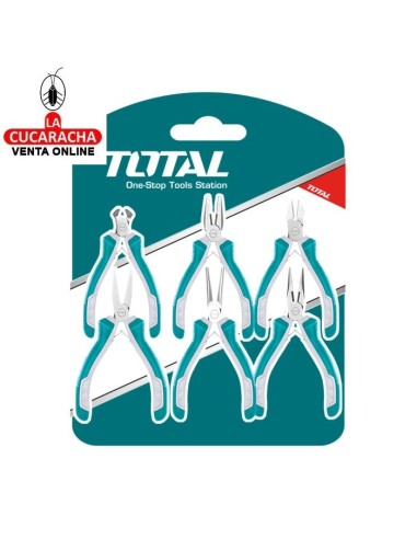 JUEGO 6 ALICATES MINI 115MM MODELO...