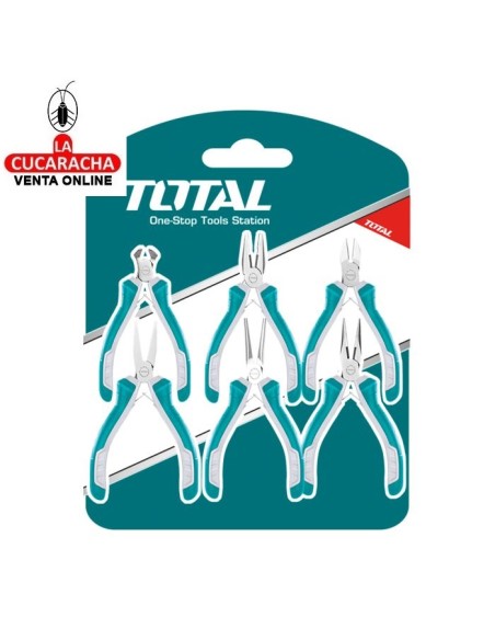 JUEGO 6 ALICATES MINI 115MM MODELO THT1K0511.