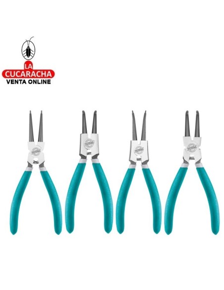 JUEGO 4 ALICATES PARA ARANDELAS 180MM MODELO THT114041.