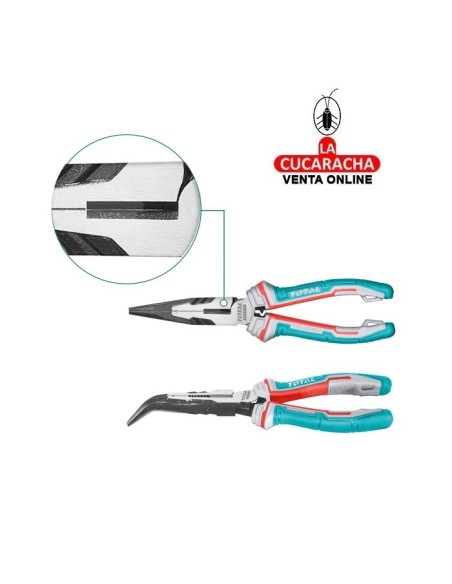 ALICATE BOCA PLANA CURVO REFORZADO 200MM MODELO THT24816S.