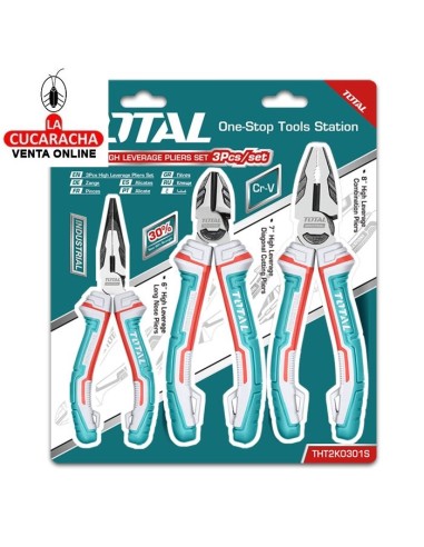 JUEGO 3 ALICATES REFORZADOS MODELO...