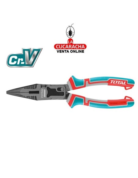 ALICATE BOCA PLANA REFORZADO 65% MAS DE FUERZA MODELO THTC520806.