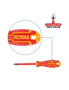 DESTORNILLADOR ELECTRICIDAD AISLADO PLANO MODELO THTIS.