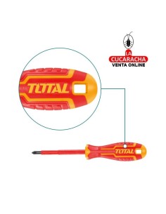 DESTORNILLADOR ELECTRICIDAD AISLADO POZIDRIVE MODELO THTISPZ.