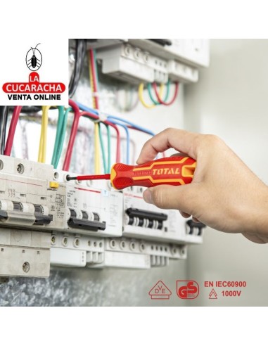 JUEGO 6 DESTORNILLADORES ELECTRICIDAD...