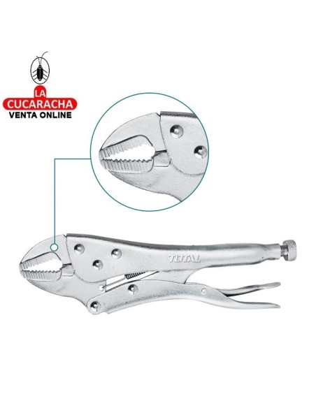 MORDAZA ALICATE GRIP DE BOCA CURVA 10" MODELO THT191002.