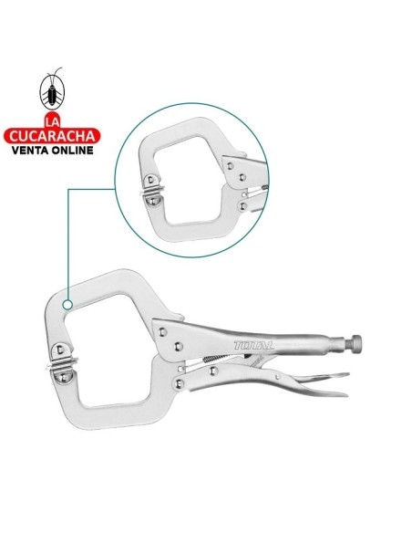 MORDAZA ALICATE GRIP DE BOCA TIPO C 11" MODELO THT111113.