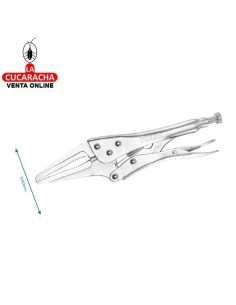 MORDAZA ALICATE GRIP DE BOCA PLANA 10" MODELO THT19902.