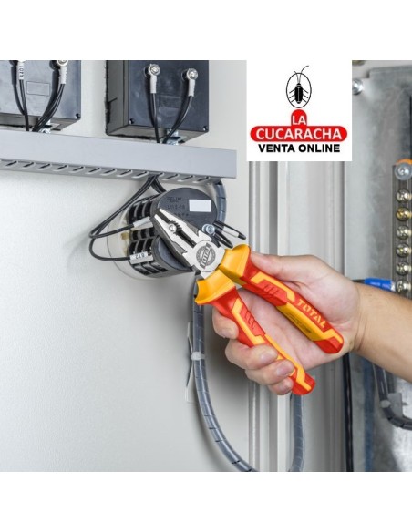 JUEGO 3 ALICATES ELECTRICIDAD AISLADOS MODELO THT2K0302.