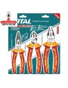 JUEGO 3 ALICATES ELECTRICIDAD AISLADOS MODELO THT2K0302.