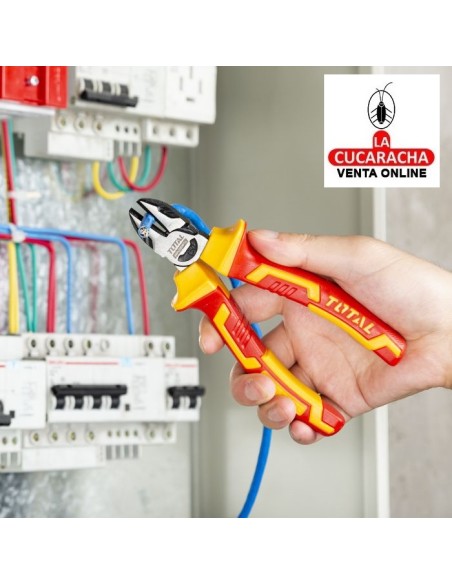 JUEGO 3 ALICATES ELECTRICIDAD AISLADOS MODELO THT2K0302.